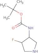 tert-Butyl (4-fluoro-3-pyrrolidinyl)carbamate