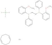 (R,R)-(-)-1,2-Bis[(2-methoxyphenyl)phenylphosphino]ethane(1,5-cyclooctadiene)rhodium(I) terafluoro…