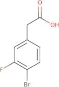 2-(4-Bromo-3-fluorophenyl)acetic acid