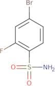 4-bromo-2-fluorobenzenesulfonamide