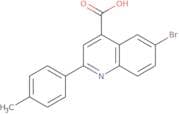 6-Bromo-2-(4-methylphenyl)quinoline-4-carboxylic acid