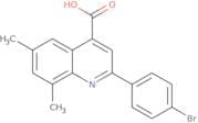 2-(4-Bromophenyl)-6,8-dimethylquinoline-4-carboxylic acid