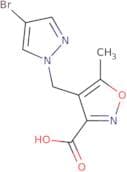 4-[(4-Bromo-1H-pyrazol-1-yl)methyl]-5-methylisoxazole-3-carboxylic acid