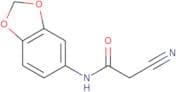 N-1,3-Benzodioxol-5-yl-2-cyanoacetamide