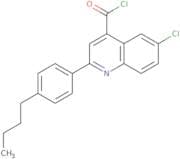 2-(4-Butylphenyl)-6-chloroquinoline-4-carbonyl chloride