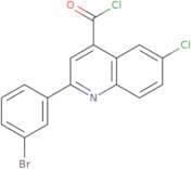 2-(3-Bromophenyl)-6-chloroquinoline-4-carbonyl chloride