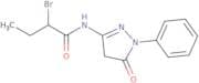 2-Bromo-N-(5-oxo-1-phenyl-4,5-dihydro-1H-pyrazol-3-yl)butanamide