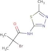 2-Bromo-2-methyl-N-(5-methyl-1,3,4-thiadiazol-2-yl)propanamide