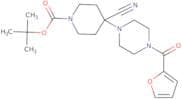 tert-Butyl 4-cyano-4-[4-(2-furoyl)piperazin-1-yl]piperidine-1-carboxylate