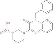 1-(4-Benzyl-3-oxo-3,4-dihydropyrido[2,3-b]pyrazin-2-yl)piperidine-3-carboxylic acid