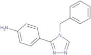 [4-(4-Benzyl-4H-1,2,4-triazol-3-yl)phenyl]amine