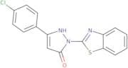 1-(1,3-Benzothiazol-2-yl)-3-(4-chlorophenyl)-1H-pyrazol-5-ol