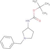 1-Benzyl-3-(tert-butoxycarbonylamino)pyrrolidine