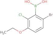 6-Bromo-2-chloro-3-ethoxyphenylboronicacid
