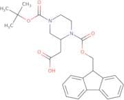 N-4-Boc-N-1-fmoc-2-piperazine aceticacid