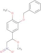 2-Benzyloxy-1-methoxy-4-(1-methoxy-2-nitroethyl)benzene