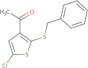 1-(2-(Benzylthio)-5-chlorothiophen-3-yl)ethanone