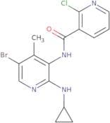 N-[5-Bromo-2-(cyclopropylamino)-4-methyl-3-pyridinyl]-2-chloro-3-pyridinecarboxamide