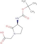 Boc-(S)-3-amino-2-oxo-1-pyrrolidine-acetic acid