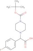 2-(4-Boc-piperazino)-2-(4-fluorophenyl)acetic acid