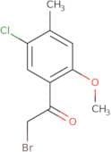 2-Bromo-1-(5-chloro-2-methoxy-4-methylphenyl)ethanone