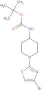 tert-butyl n-[1-(4-bromo-1,3-thiazol-2-yl)piperidin-4-yl]carbamate