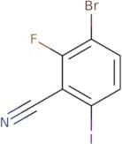 3-Bromo-2-fluoro-6-iodobenzonitrile