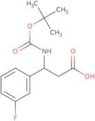 3-N-Boc-amino-3-(3-fluorophenyl)propionic acid