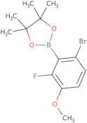 6-BroMo-2-fluoro-3-Methoxyphenylboronic acid, pinacol ester