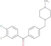 (4-Chloro-3-fluorophenyl){4-[(4-methyl-1-piperazinyl)methyl]phenyl}methanone