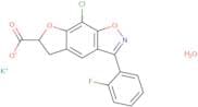 8-Chloro-3-(2-fluorophenyl)-5,6-dihydrofuro[3,2-f]-1,2-benzisoxazole-6-carboxylic acid potassium s…