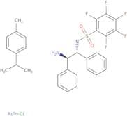 Chloro[[(1R,2R)-(-)-2-amino-1,2-diphenylethyl](pentafluorophenylsulfonyl)amido](p-cymene)ruthenium…