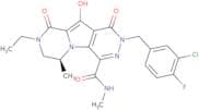 (6S)-2-[(3-Chloro-4-fluorophenyl)methyl]-8-ethyl-1,2,6,7,8,9-hexahydro-10-hydroxy-N,6-dimethyl-1,9…