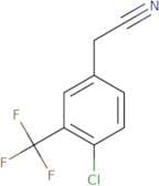 2-[4-chloro-3-(trifluoromethyl)phenyl]acetonitrile