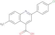 2-(4-Chlorophenyl)-6-methylquinoline-4-carboxylic acid