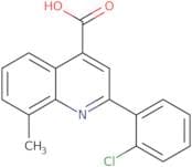 2-(2-Chlorophenyl)-8-methylquinoline-4-carboxylic acid