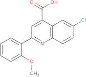 6-Chloro-2-(2-methoxyphenyl)quinoline-4-carboxylic acid