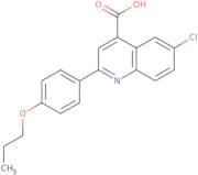6-Chloro-2-(4-propoxyphenyl)quinoline-4-carboxylic acid