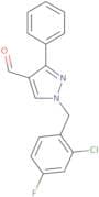 1-(2-Chloro-4-fluorobenzyl)-3-phenyl-1H-pyrazole-4-carbaldehyde