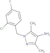 1-(2-Chloro-4-fluorobenzyl)-3,5-dimethyl-1H-pyrazol-4-amine