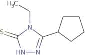 5-Cyclopentyl-4-ethyl-4H-1,2,4-triazole-3-thiol