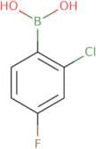 2-Chloro-4-fluorophenylboronic acid