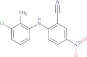 2-[(3-Chloro-2-methylphenyl)amino]-5-nitrobenzonitrile