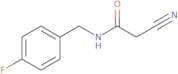 2-Cyano-N-(4-fluorobenzyl)acetamide