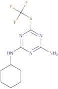 N-Cyclohexyl-6-[(trifluoromethyl)thio]-1,3,5-triazine-2,4-diamine