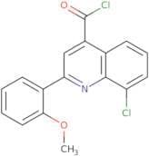 8-Chloro-2-(2-methoxyphenyl)quinoline-4-carbonyl chloride