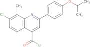 7-Chloro-2-(4-isopropoxyphenyl)-8-methylquinoline-4-carbonyl chloride