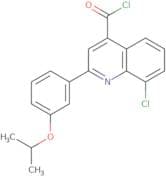 8-Chloro-2-(3-isopropoxyphenyl)quinoline-4-carbonyl chloride