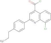 8-Chloro-2-(4-propylphenyl)quinoline-4-carbonyl chloride