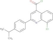 8-Chloro-2-(4-isopropylphenyl)quinoline-4-carbonyl chloride